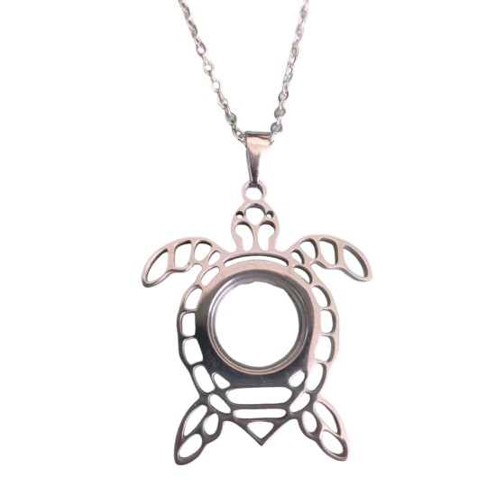 Stainless steel Turtle locket