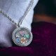 30mm Stainless steel Crystal round locket