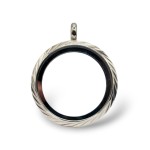 30mm diamond cut locket necklace 30mm diamond cut locket necklace