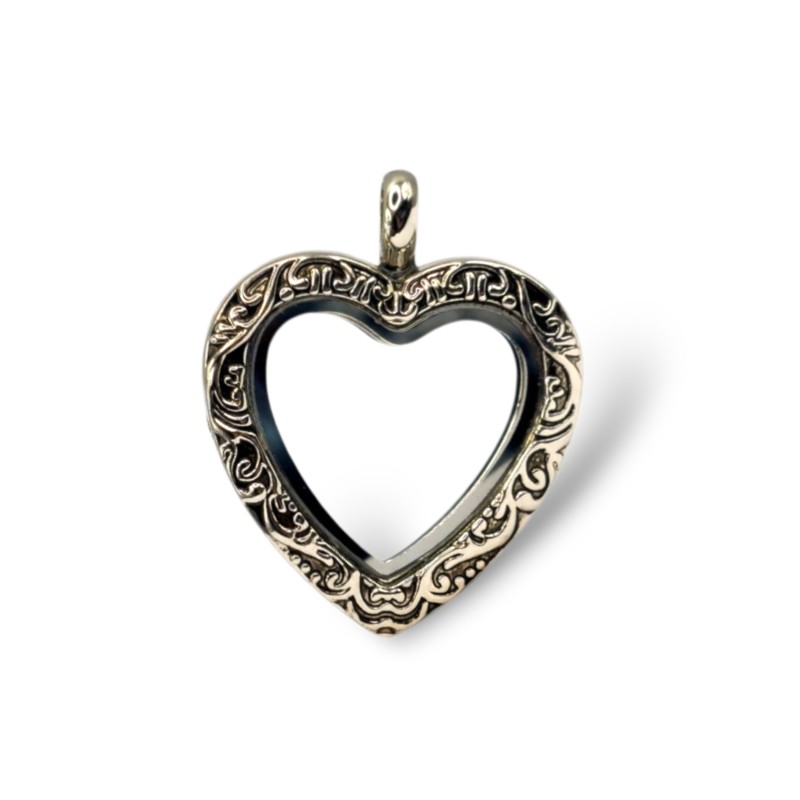 Filigree Heart Locket Necklace Filigree Heart Locket Necklace