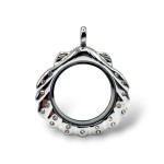 Crystal Shell Locket Necklace