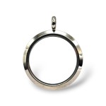 30mm Stainless Steel Smooth Round Locket 