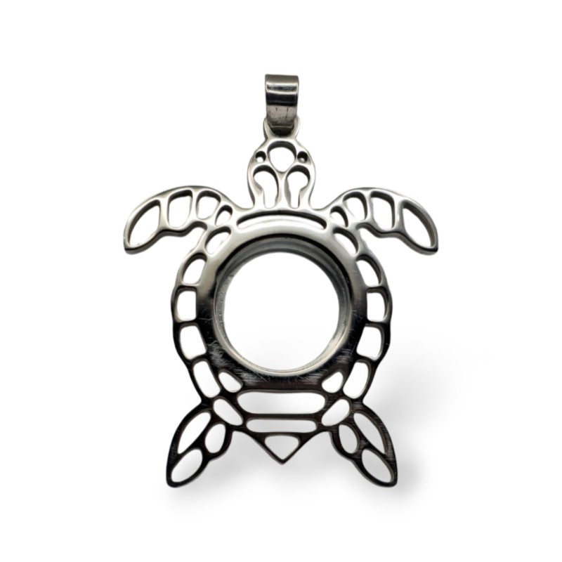 Stainless Steel Turtle Locket