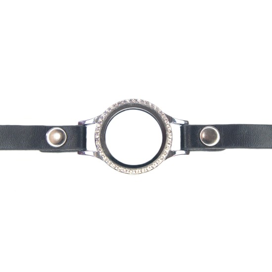 30mm Black wraparound bracelet