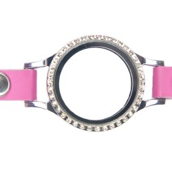 30mm bright pink wraparound bracelet