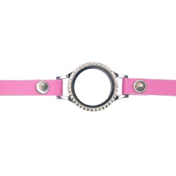 30mm bright pink wraparound bracelet