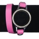 30mm bright pink wraparound bracelet