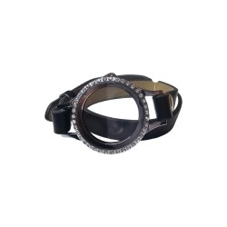 30mm Black wraparound bracelet