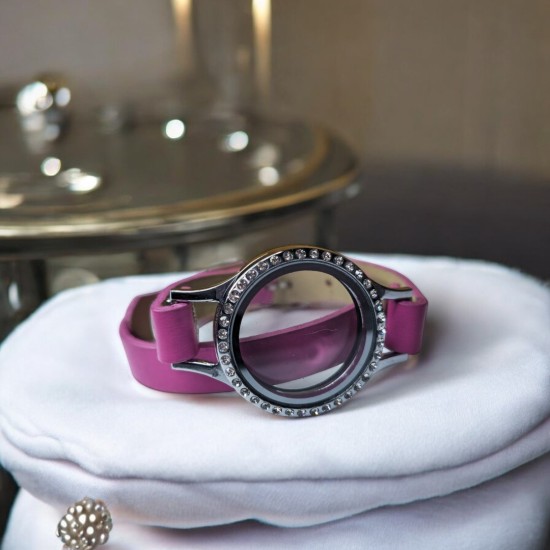 30mm bright pink wraparound bracelet