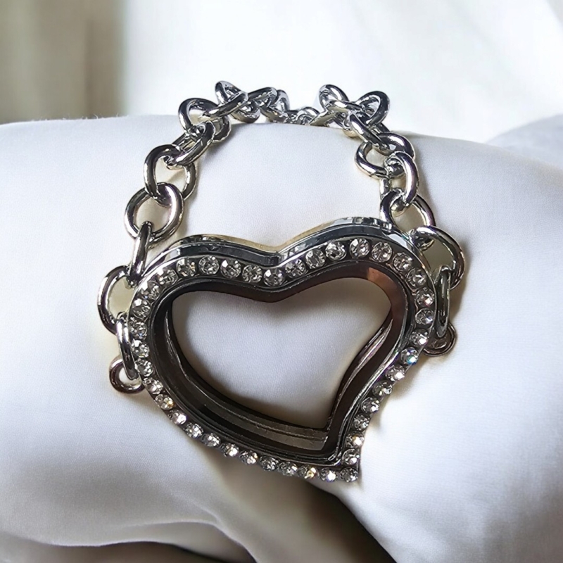 Heart Crystal Bracelet Heart Crystal Bracelet