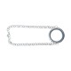 30mm round Curb link bracelet