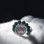 Dark Green Shambala Bracelet