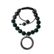 Dark green shambala bracelet