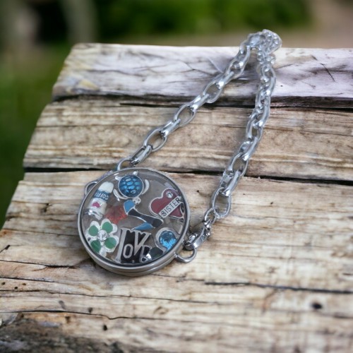 30mm round domed bracelet 30mm round domed bracelet