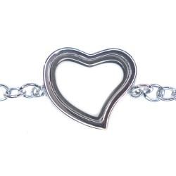 Heart smooth bracelet