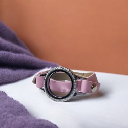 30mm Light pink wraparound bracelet