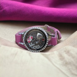 30mm bright pink wraparound bracelet