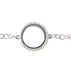 Round crystal bracelet