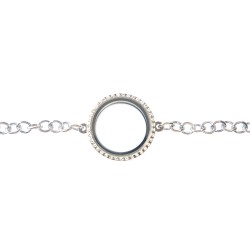 Round crystal bracelet