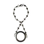 30mm round heart link bracelet 30mm round heart link bracelet