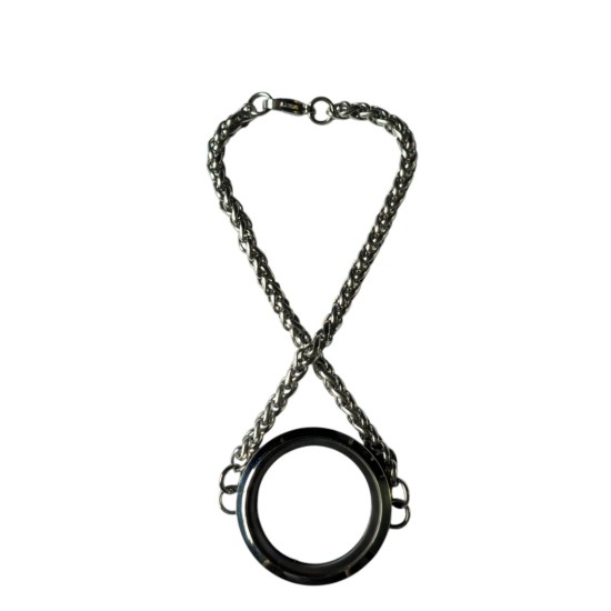 30mm round Closed link bracelet