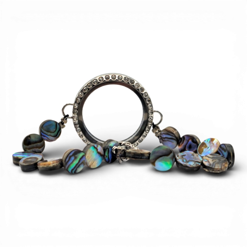 30mm Abalone Stone Bracelet