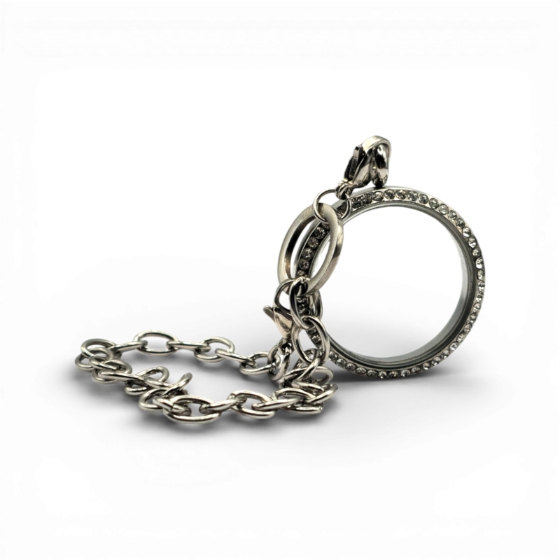 Crystal Round O Ring Bracelet