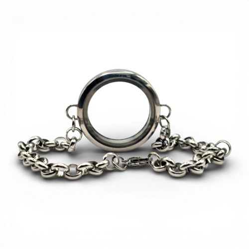 30mm round Curb link bracelet