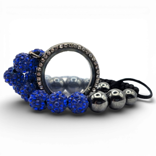 Dark Blue Shambala Bracelet