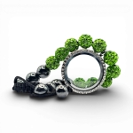 Green Shambala Bracelet