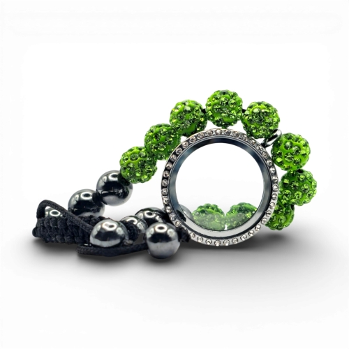 Green Shambala Bracelet