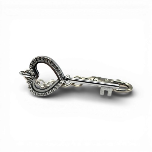 Crystal key keyring