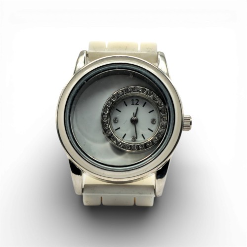 Cream watch locket