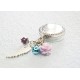 30mm Crystal round locket sticker