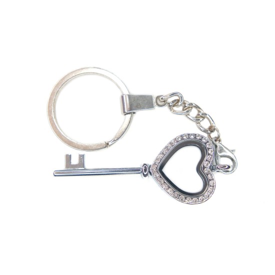 Crystal key keyring