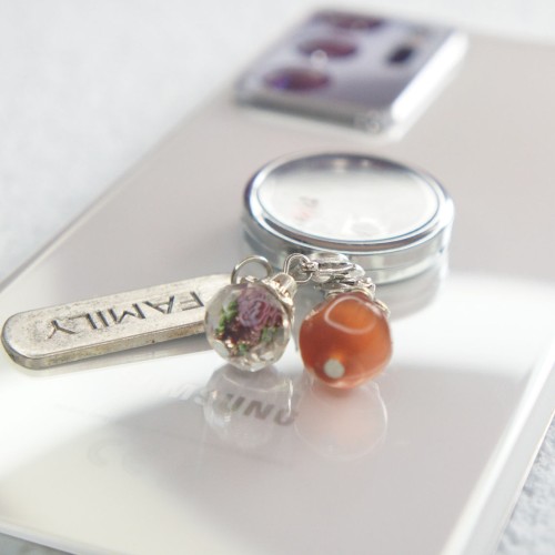 30mm smooth round locket sticker