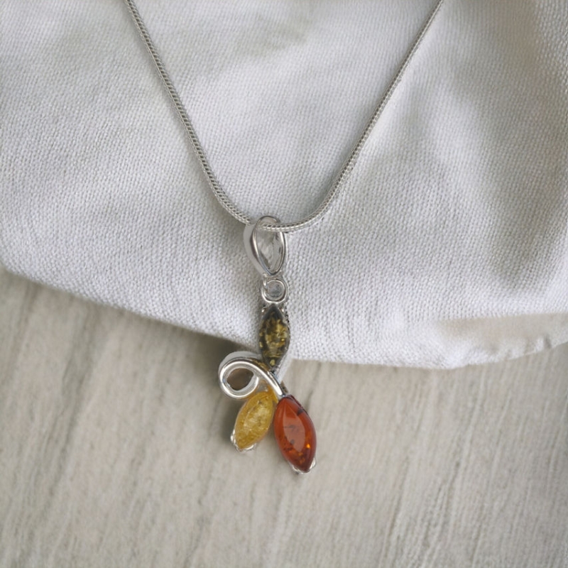 Amber Trio Pendant