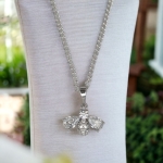 Cubic Zirconia Bee Pendant