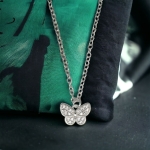 Cubic Zirconia Butterfly Pendant