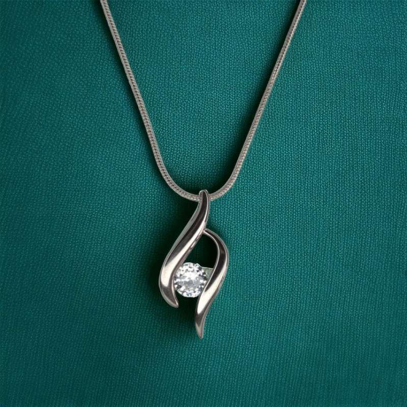 Cubic Zirconia S Pendant