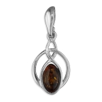 Amber Circle Pendant