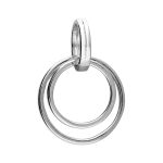 Sterling Silver Double Circle Pendant