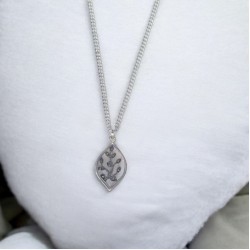 Marcasite branches pendant