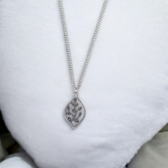 Marcasite branches pendant