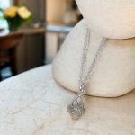 Open Wire Teardrop Pendant