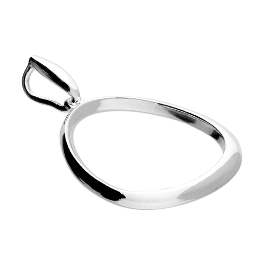 Organic Oval Pendant