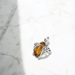 Amber Bee Pendant