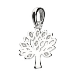 Cubic Zirconia small tree of life pendant