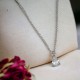 Cubic Zirconia teardrop pendant