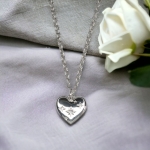 Cubic Zirconia Heart Pendant